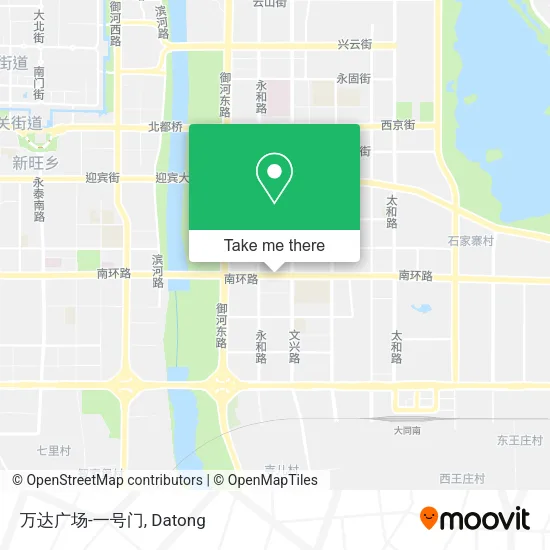 万达广场-一号门 map