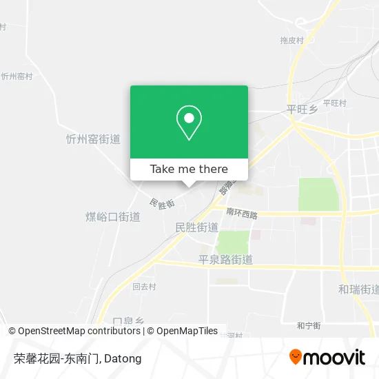 荣馨花园-东南门 map