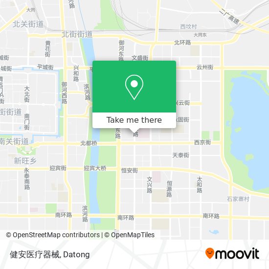 健安医疗器械 map