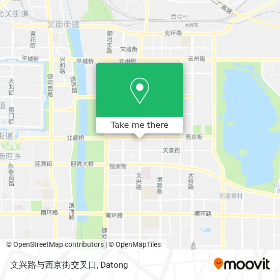 文兴路与西京街交叉口 map