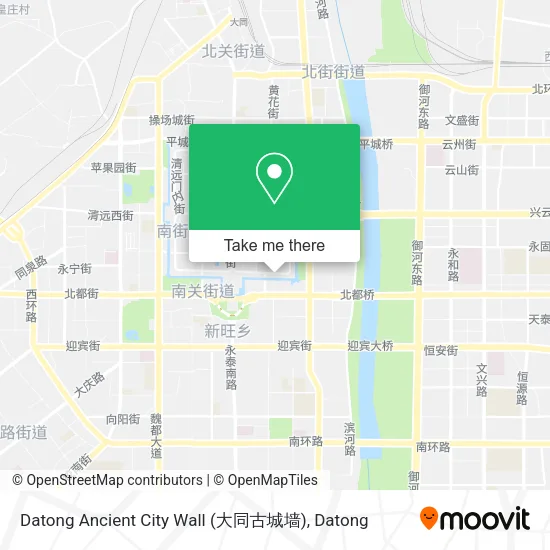 Datong Ancient City Wall (大同古城墙) map