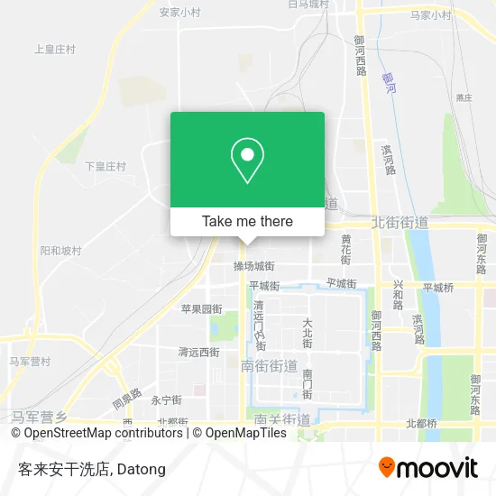 客来安干洗店 map