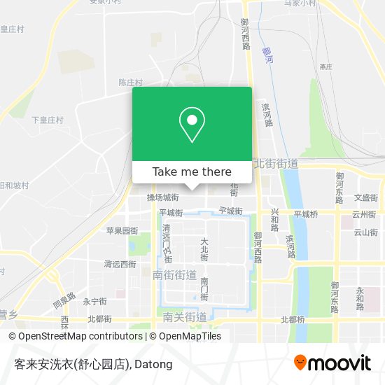 客来安洗衣(舒心园店) map