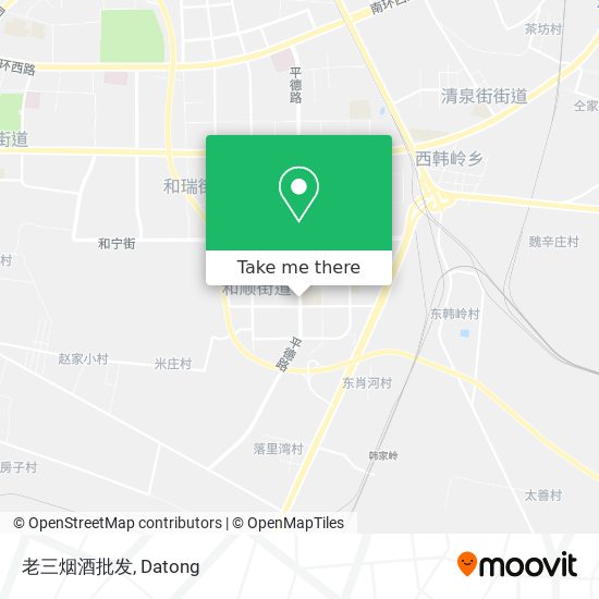 老三烟酒批发 map