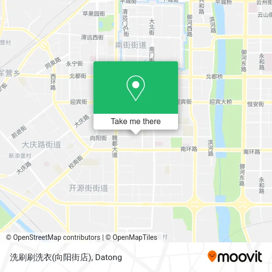洗刷刷洗衣(向阳街店) map