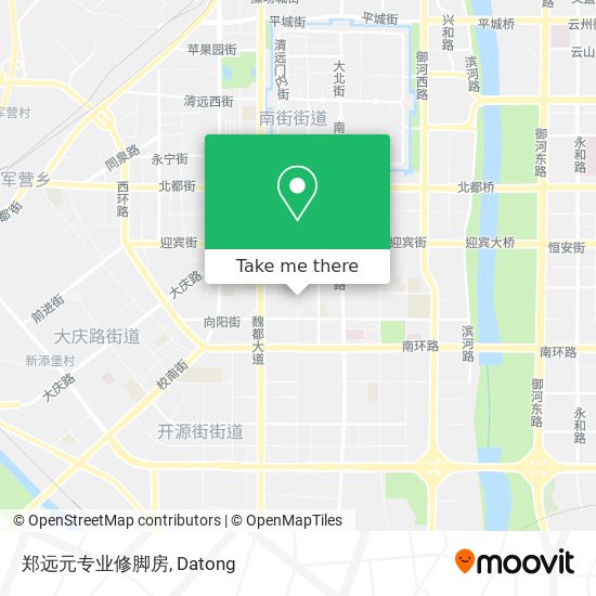 郑远元专业修脚房 map