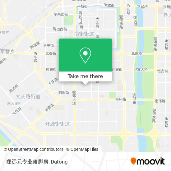 郑远元专业修脚房 map