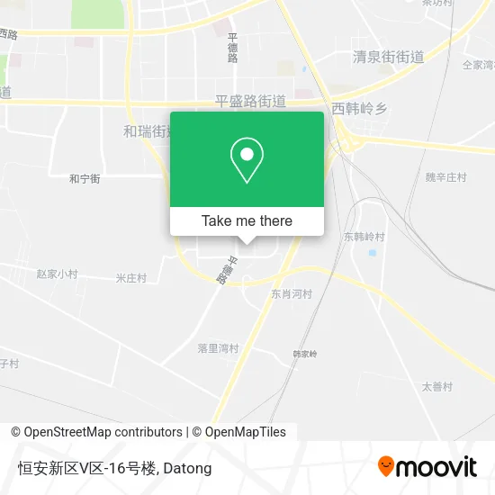 恒安新区V区-16号楼 map