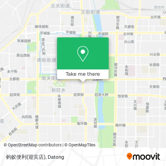 蚂蚁便利(迎宾店) map