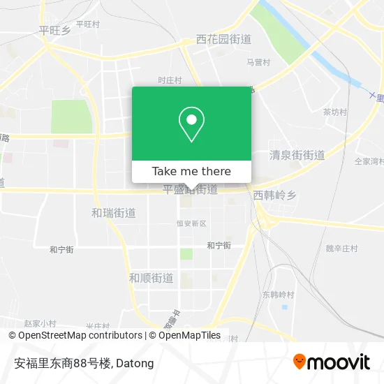 安福里东商88号楼 map