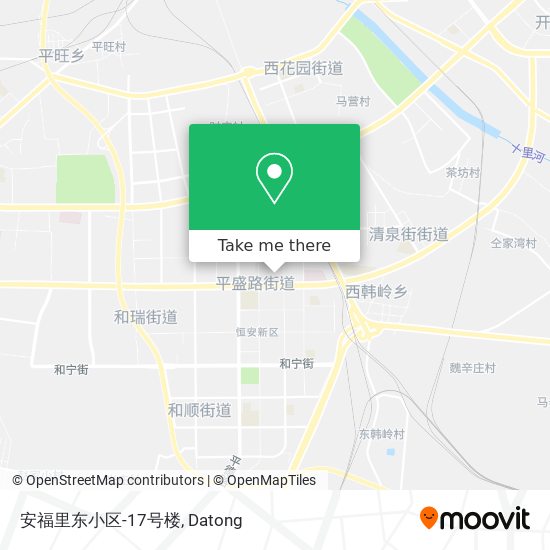 安福里东小区-17号楼 map