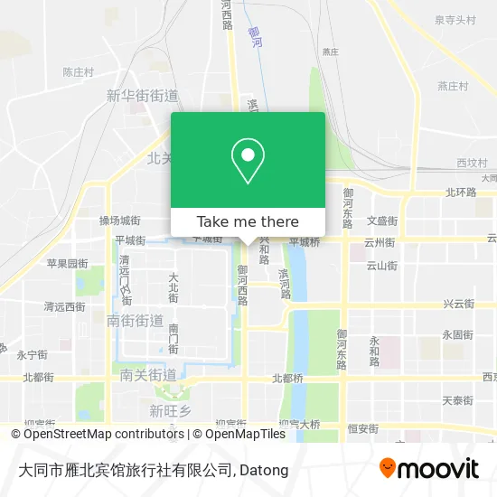 大同市雁北宾馆旅行社有限公司 map