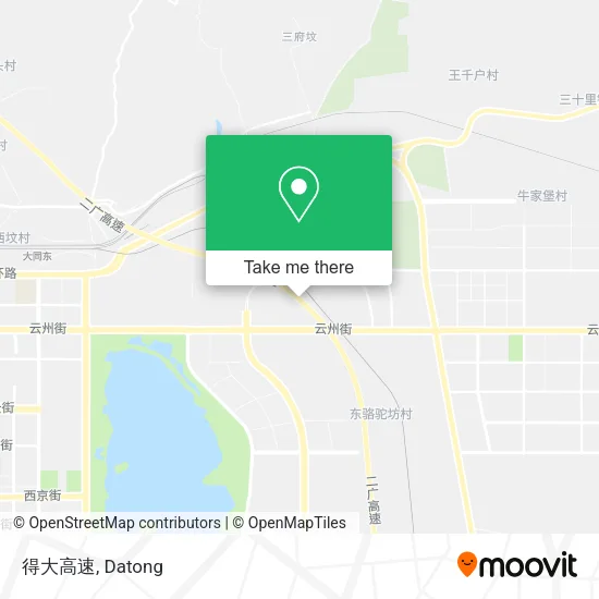 得大高速 map