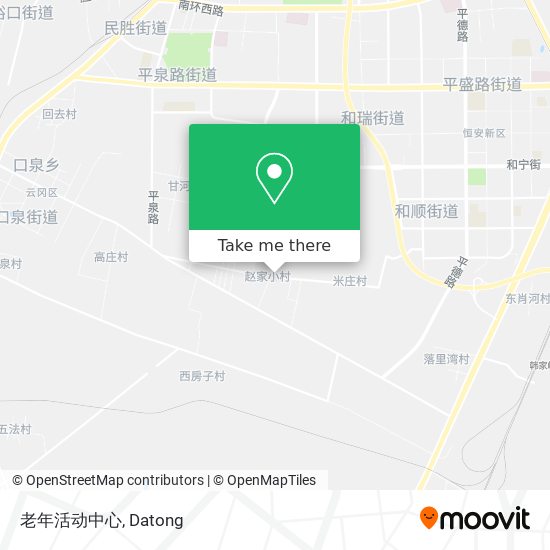 老年活动中心 map