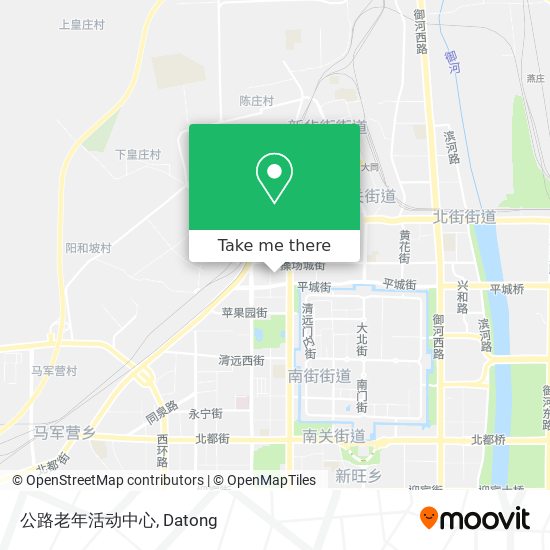 公路老年活动中心 map