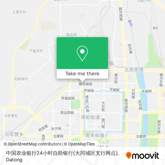 中国农业银行24小时自助银行(大同城区支行网点) map