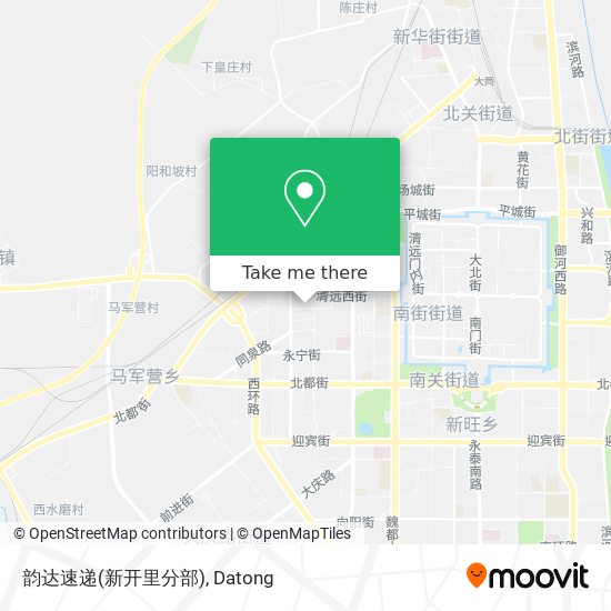 韵达速递(新开里分部) map