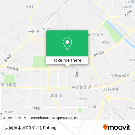 大同祥禾宾馆(矿区) map