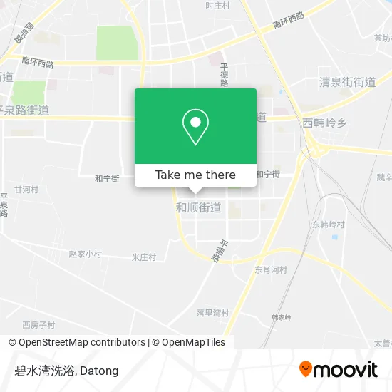 碧水湾洗浴 map