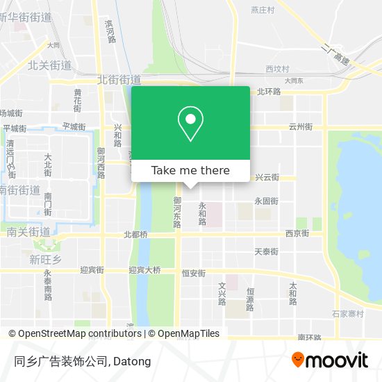 同乡广告装饰公司 map