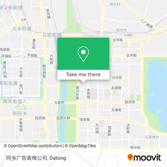 同乡广告装饰公司 map
