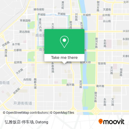 弘雅饭店-停车场 map