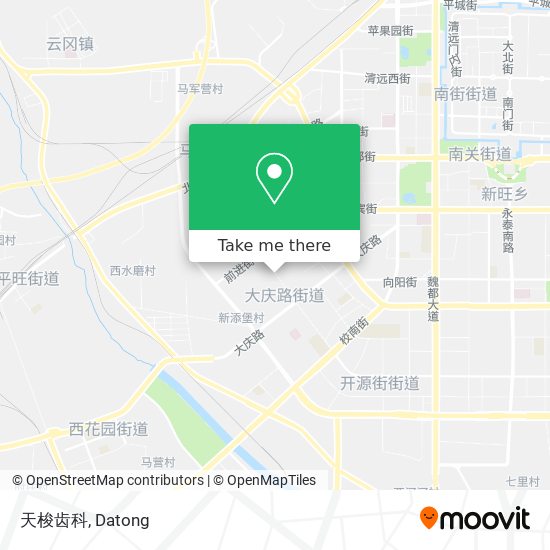 天梭齿科 map