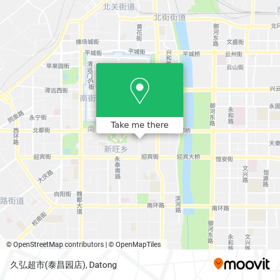 久弘超市(泰昌园店) map
