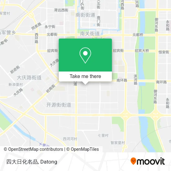 四大日化名品 map