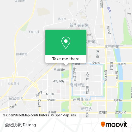 鼎记快餐 map