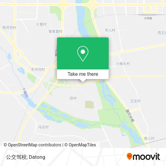公交驾校 map