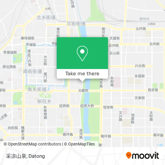采凉山泉 map