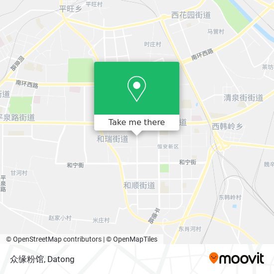 众缘粉馆 map