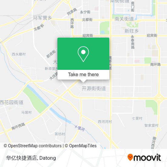 华亿快捷酒店 map