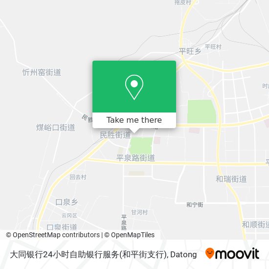 大同银行24小时自助银行服务(和平街支行) map