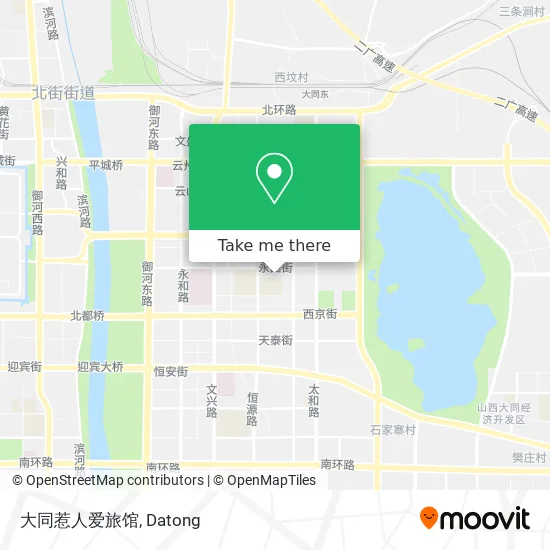 大同惹人爱旅馆 map