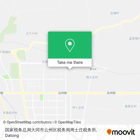 国家税务总局大同市云州区税务局周士庄税务所 map
