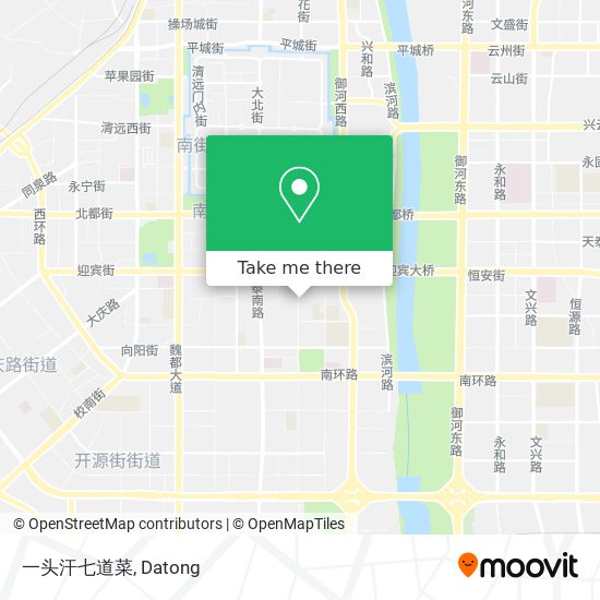 一头汗七道菜 map