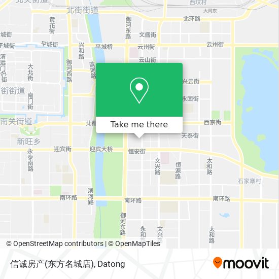 信诚房产(东方名城店) map
