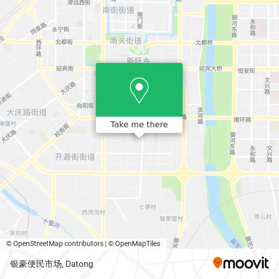 银豪便民市场 map