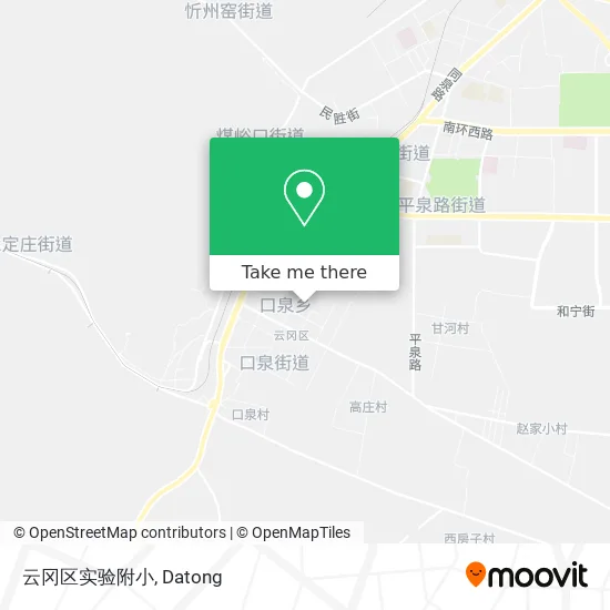 云冈区实验附小 map