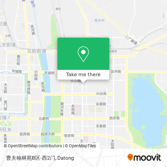 曹夫翰林苑B区-西2门 map