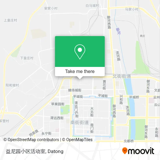 益尼园小区活动室 map