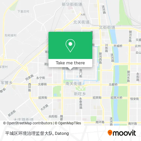 平城区环境治理监督大队 map