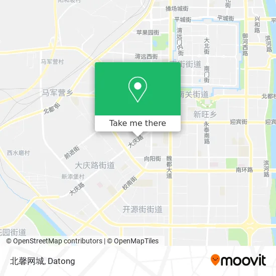 北馨网城 map