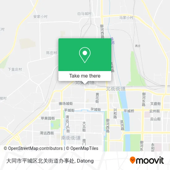 大同市平城区北关街道办事处 map