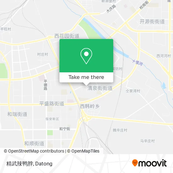 精武辣鸭脖 map