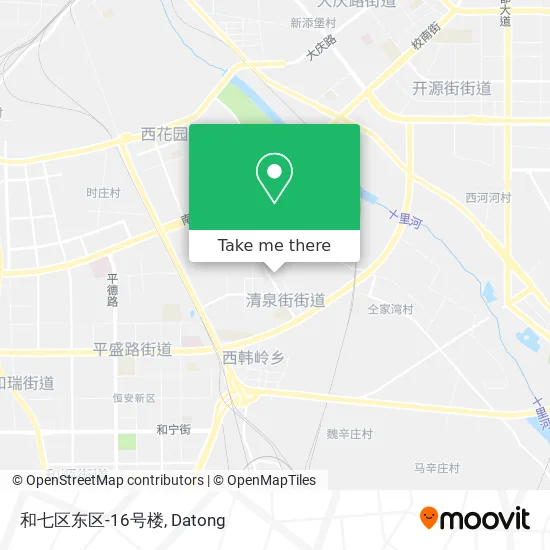 和七区东区-16号楼 map
