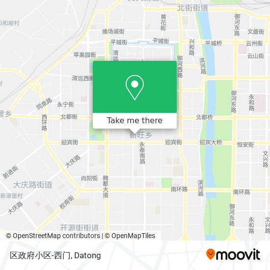 区政府小区-西门 map