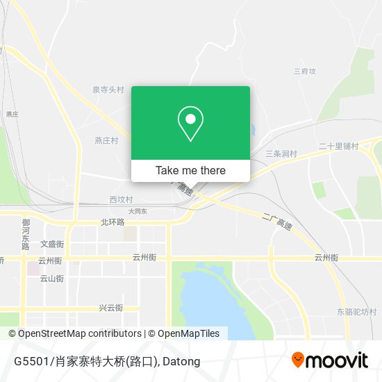 G5501/肖家寨特大桥(路口) map